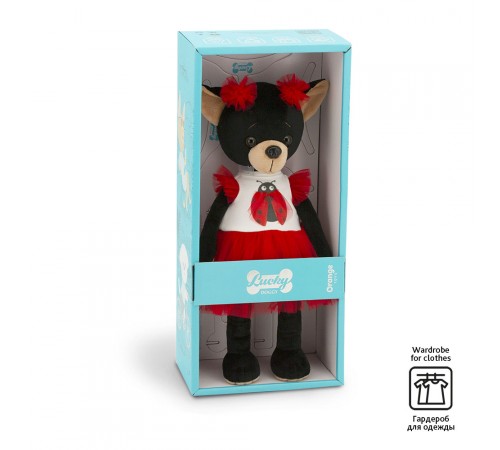 orange toys Собачка lucky blacky: Божья коровка ld058 (25 см.)