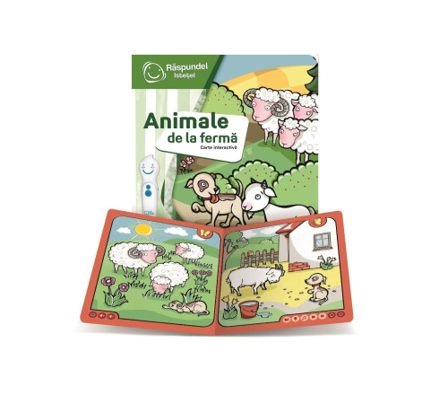 raspundel istetel 63361 carte interactivă "animale de la ferma" (ro)