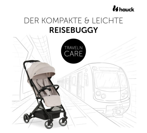 hauck cărucior travel n care beige