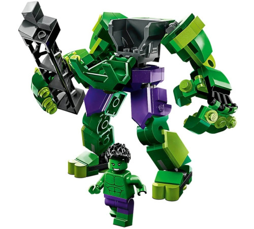 lego marvel 76241 constructor "armura lui hulk" (138 el.)