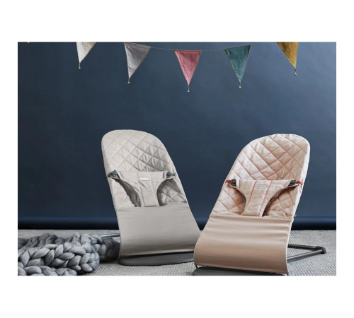 babybjorn Шезлонг "bliss sand grey, bumbac" 006017a