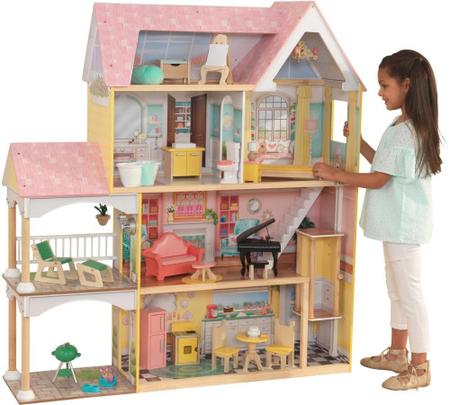 kidkraft 65958-csm casă pentru păpuși "lola mansion"