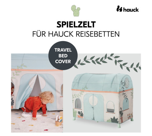 hauck Чехол для манежа travel bed cover plants