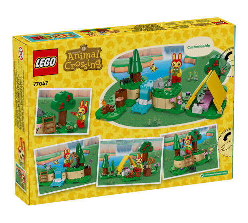 lego  animal crossing 77047 Конструктор "Развлечения Банни на свежем воздухе" (164 дет.)