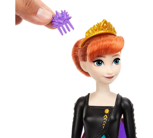 disney princess hxd27 setul de joc "spin reveal: frozen anna"