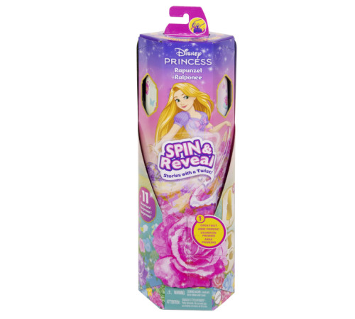 disney princess htv86 set de joc "spin reveal: rapunzel"