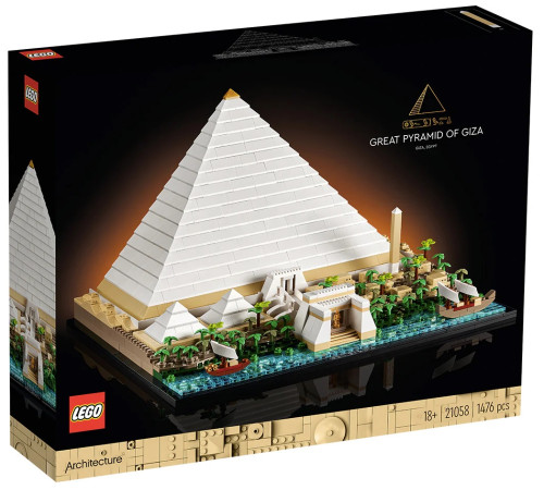 Детский магазин в Кишиневе в Молдове lego architecture 21058 Конструктор "Пирамида Гизы" (1476 дет.)