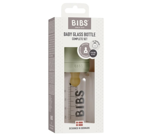 bibs biberon din sticlă (110 ml) sage