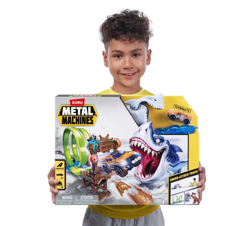 zuru metal machines 6760 set de joc"shark attack"