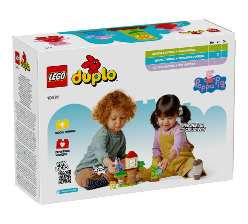 lego duplo 10431 constructor "peppa pig garden and tree house" (1716 el.)