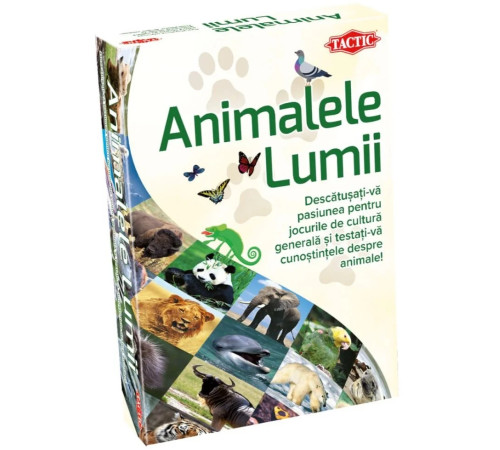  tactic 58629 joc educativ "animalele lumii" (ro)