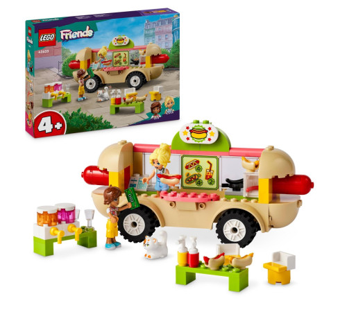 lego friends 42633 Конструктор "Грузовик с хот-догами" (100 дет.)