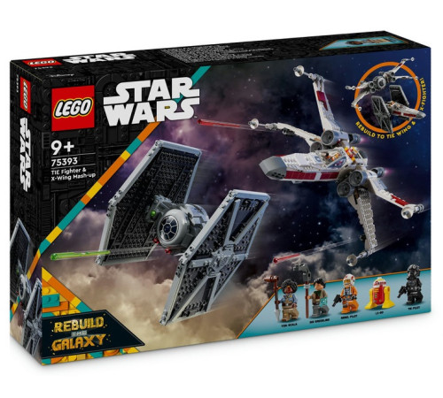  lego star wars 75393 Конструктор "Микс истребителей tie и x-wing" (1063 дет.)