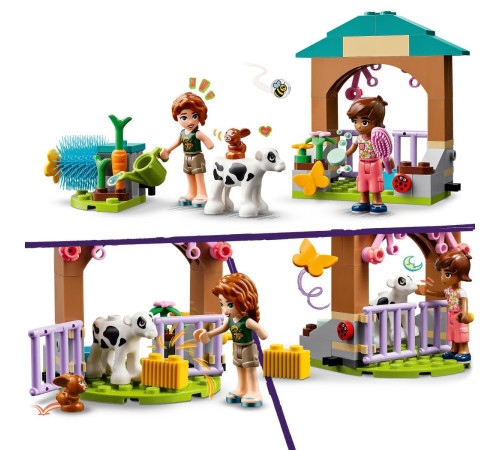 lego friends 42607 Конструктор "Сарай для теленка Аутумн" (79 дет.)