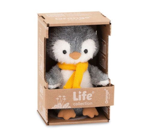 orange toys os011-229/20 jucărie moale "milo pinguinul" (20 cm)