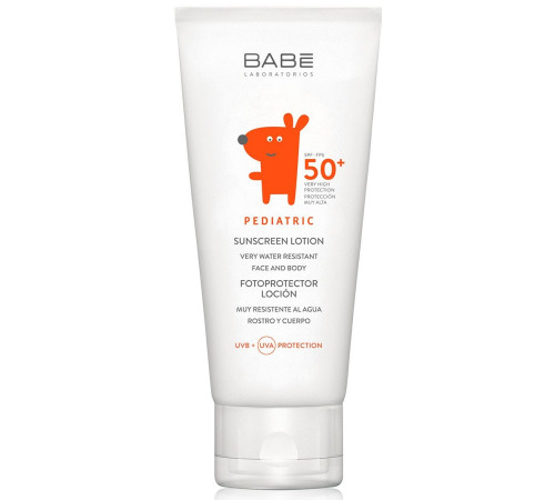 babe loțiune de protecție solară pentru copii pediatric spf50 (100 ml)