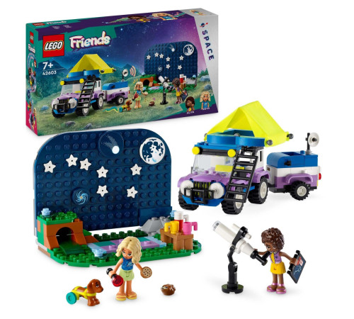 lego friends 42603 Конструктор "Кемпинг для наблюдения за звездами" (363 дет.)