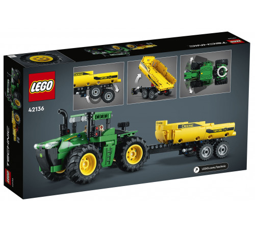 lego technic 42136 Конструктор "john deere 9620r 4wd tractor" (390 дет.)