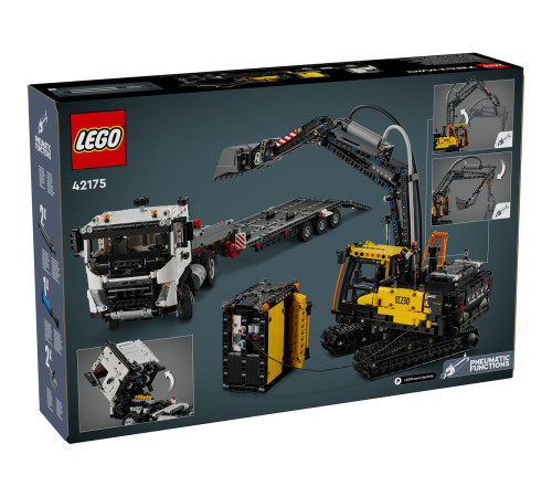 lego technic  42175 constructor "camionul fmx si excavatorul electric ec230 de la volvo " (2274 el.)