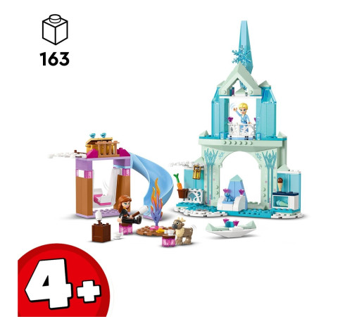 lego disney 43238 constructor "castelul elsei din regatul de gheata" (163 el.)