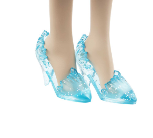 disney princess hlw47 papusa elsa intr-o rochie cu trena "frozen"