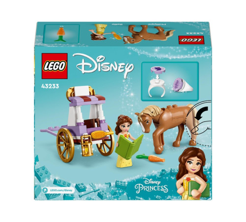 lego disney 43233 Конструктор "Карета принцессы Белль" (62 дет.)