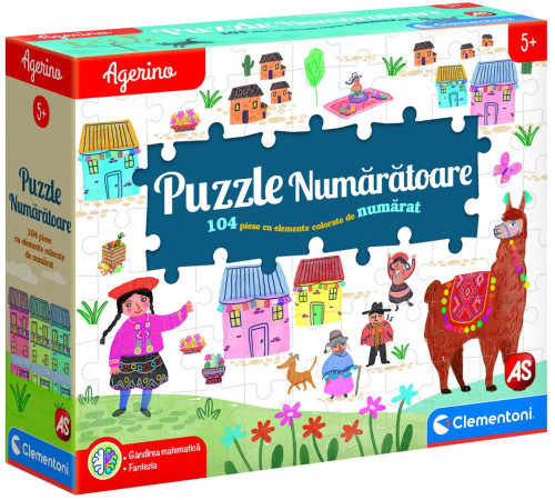  as kids 1024-50363 puzzle numaratoare agerino (ro)