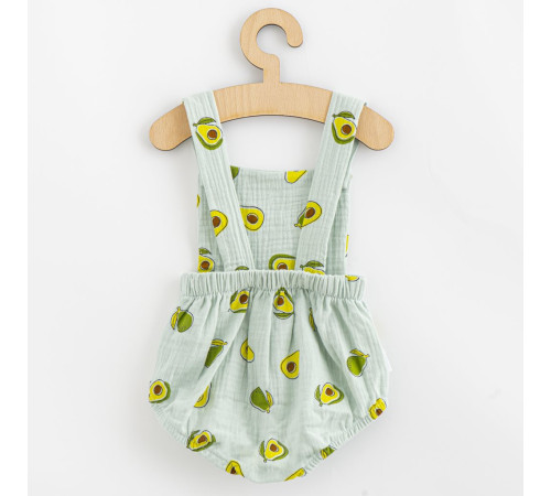 new baby 55376 set pantaloni scurti si tricou "avocado" m.74 (6-9 luni)