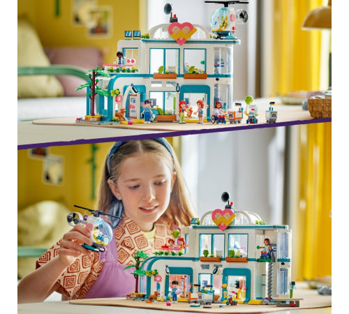 lego friends 42621 Конструктор "Городская больница Хартлейк" (1045 дет.)