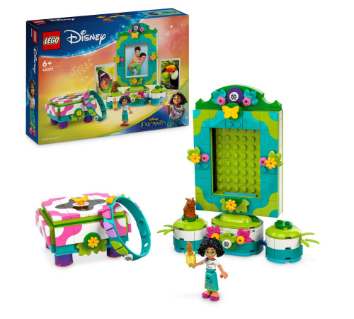 lego disney 43239 constructor "rama foto si cutia cu bijuterii ale lui mirabel" (334 el.)