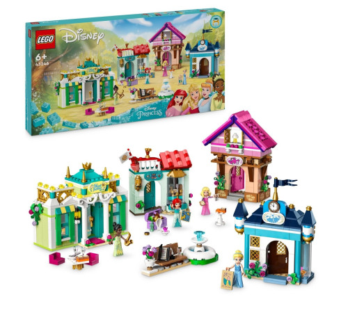 lego disney 43246 constructor "aventura la piata a printese" (817 el.)