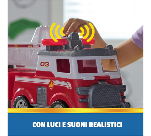 spin master 6072327 camion de pompieri mare paw patrol