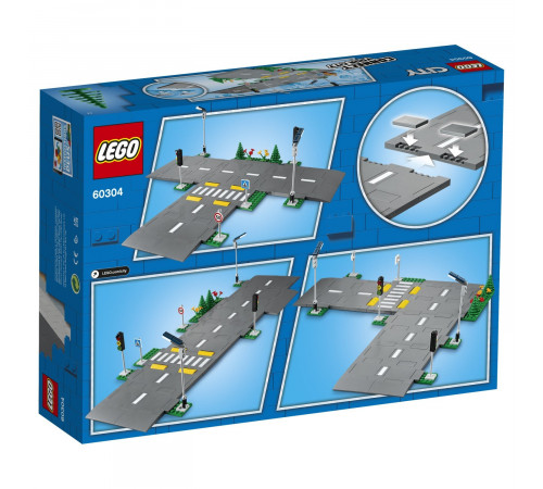 lego city 60304 Конструктор "Дорожные пластины" (112 дет.)