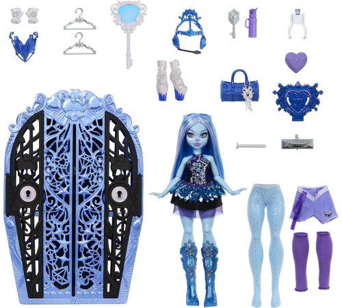 monster high hxh87 setul de joc surpriză mysteries "secretele lui abby"