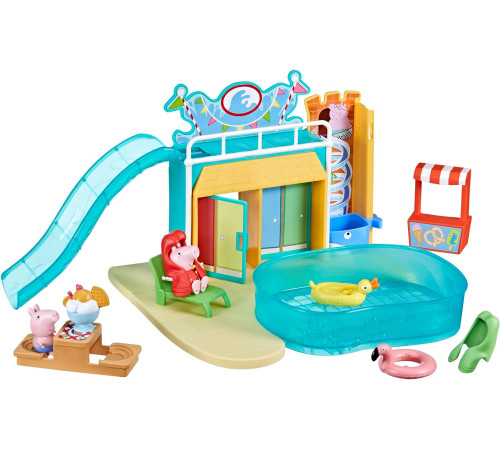 peppa pig f6295 set de joacă "peppas waterpark"