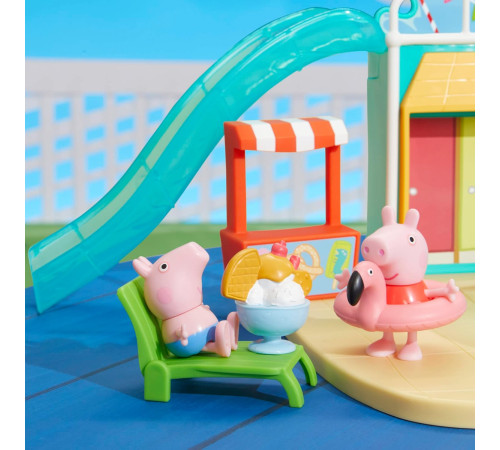 peppa pig f6295 set de joacă "peppas waterpark"