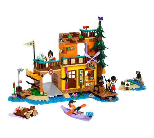 lego friends 42626 Конструктор "Лагерь приключений, водные виды спорта" (628 дет.)