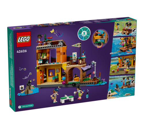 lego friends 42626 Конструктор "Лагерь приключений, водные виды спорта" (628 дет.)