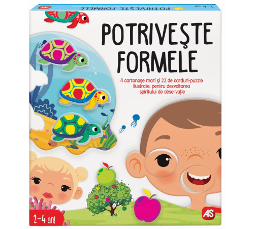 as kids 1024-50655 joc educativ agerino "potriveste formele" (ro)