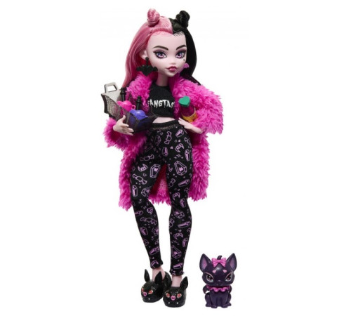 monster high hky66 papusa draculaura "petrecerea infricosatoare in pijama"