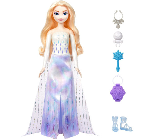 disney princess htg25  setul de joc "spin reveal: elsa, frozen"