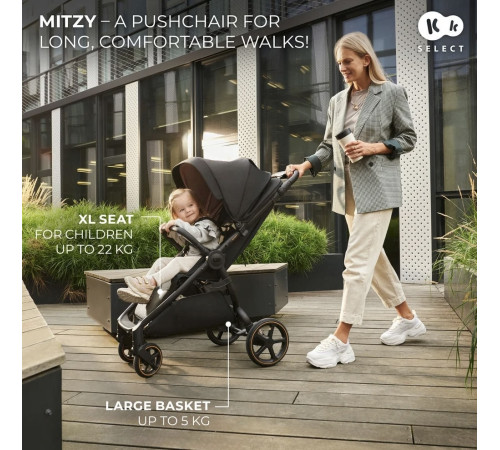 kinderkraft carucior mitzy bej