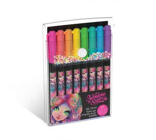 nebulous stars 11576 nebulous stars 11576 set de stilouri cu gel (8 buc) neon / metalic