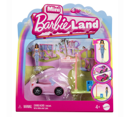 barbie hyf38 Транспортное средство Барби "mini barbieland" (в асс.)