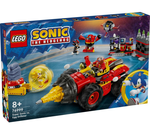 lego sonic 76999 constructor "super sonic vs. egg drillster" (590 el.)