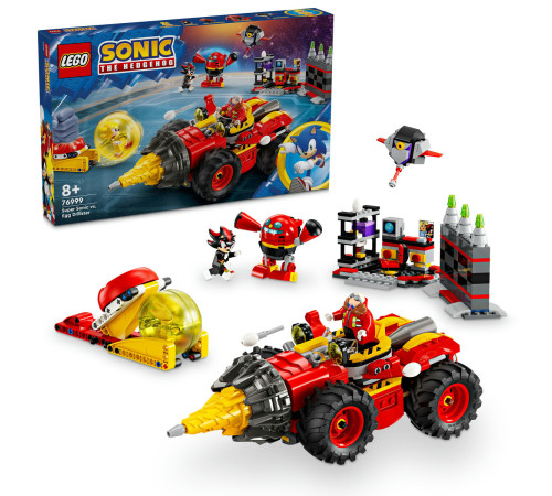 lego sonic 76999 constructor "super sonic vs. egg drillster" (590 el.)