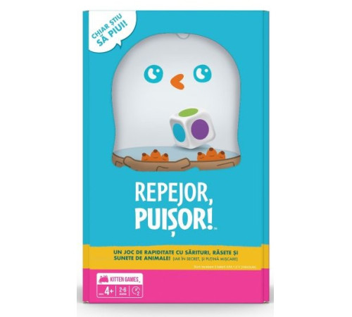  asmodee ekihucb01ro joc de societate  "hurry up chicken butt -repejor puisor" (ro)