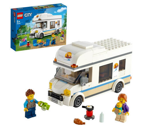 lego city 60283 Конструктор "Отпуск в доме на колесах" (190 дет.)