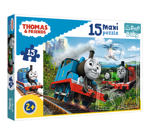  trefl 14283 maxi-puzzle "locomotive de mare viteză. thomas și prietenii" (15 el.)