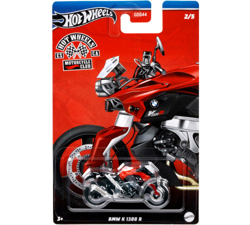 hot wheels hwr59 Коллекционный мотоцикл "motorcycle club" (в асс.)